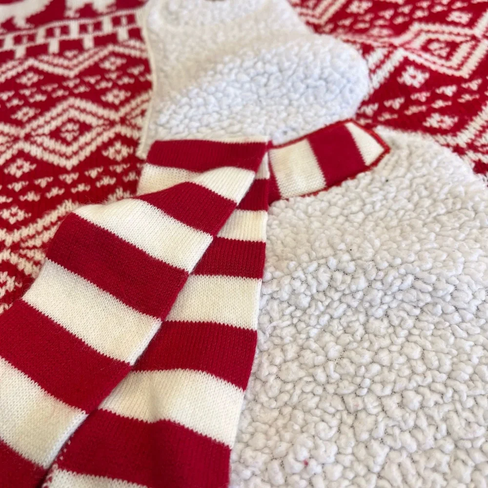 Llama Ugly Christmas Sweater Holiday M Medium